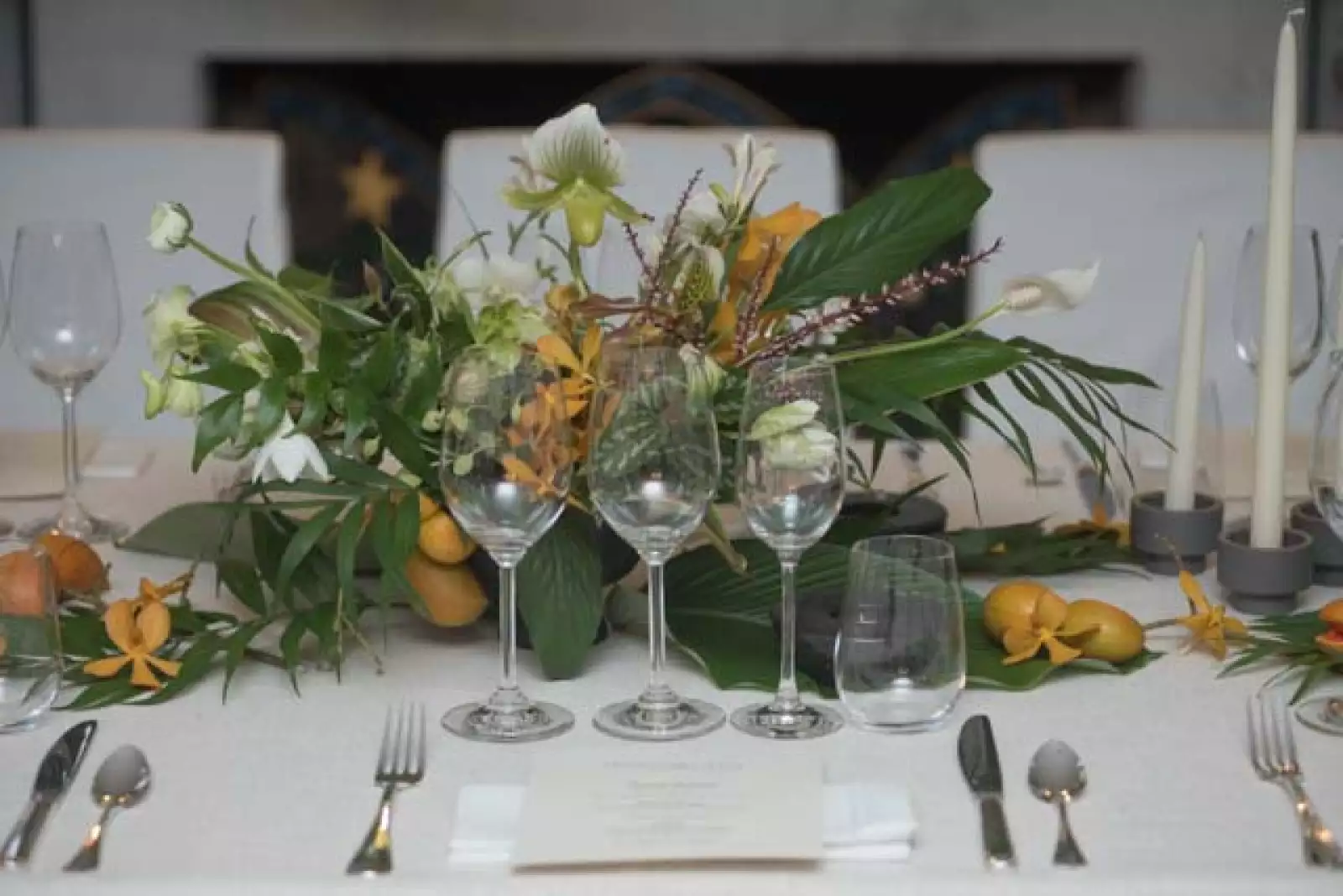 Cena en casa de Paulina Díaz Ordaz