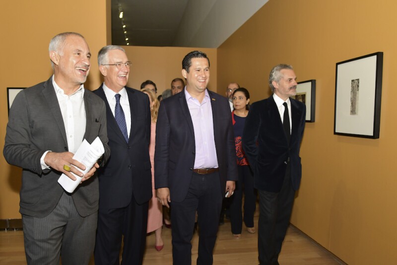 Ricardo Salinas Pliego y Diego Rodríguez Vallejo, gobernador de Guanajuato