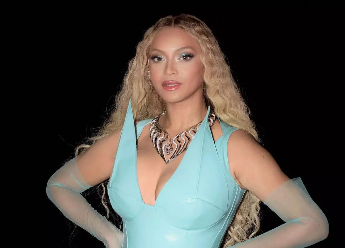 Beyoncé en su concierto de Chicago. 