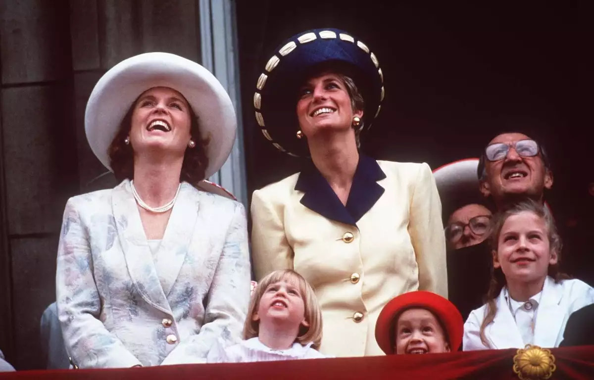 Sarah Ferguson y la princesa Diana