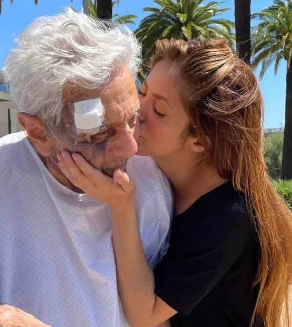 Shakira y su papa