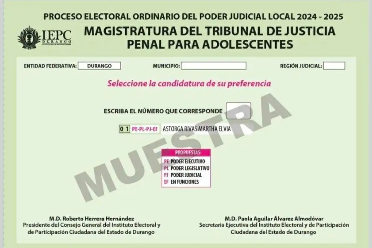 Las elecciones judiciales en Durango ya tienen ganadores sin que aún se realice la votación
