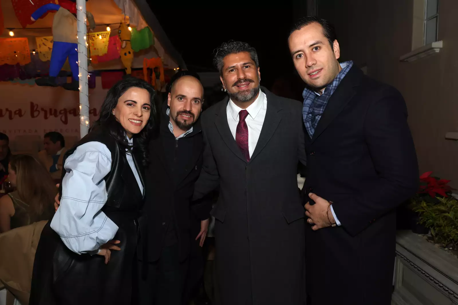 Zaira Majul , Mauricio Camarena , Leonardo Poblete y Jorge Rizo 