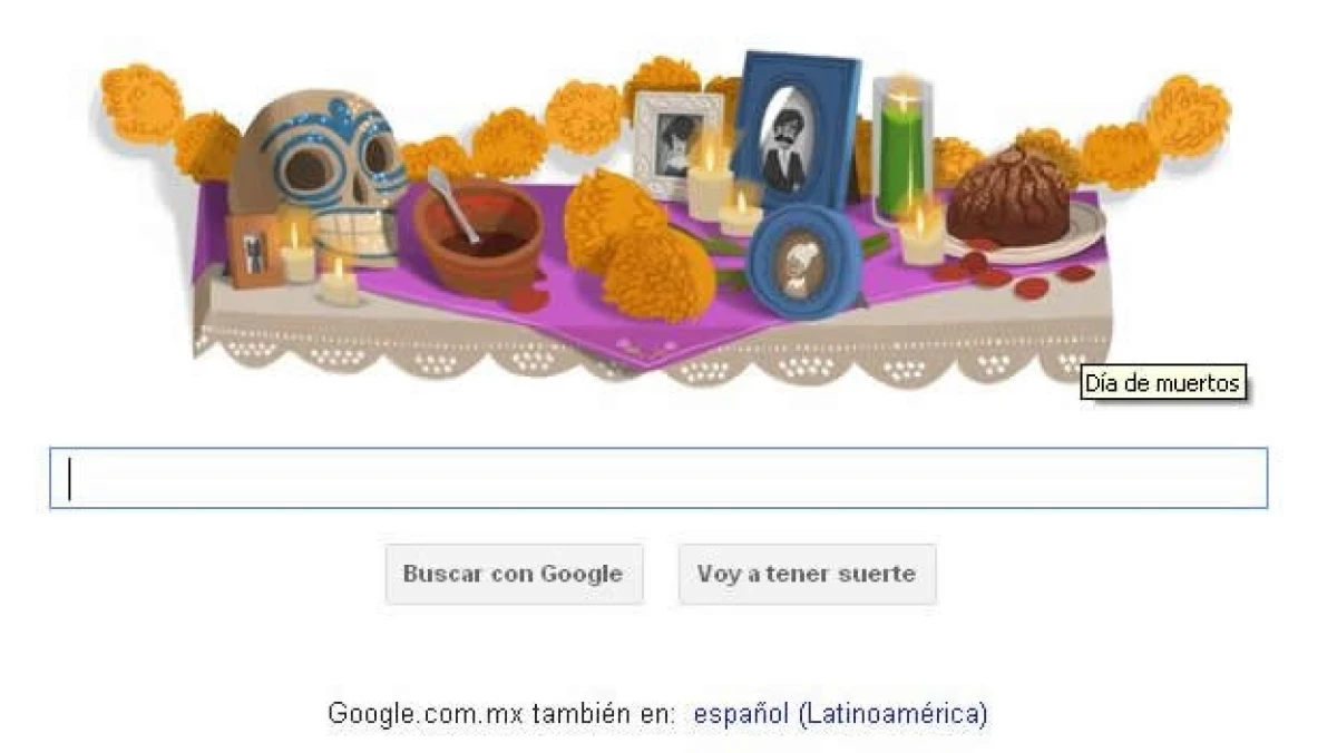 día de muertos google doodle