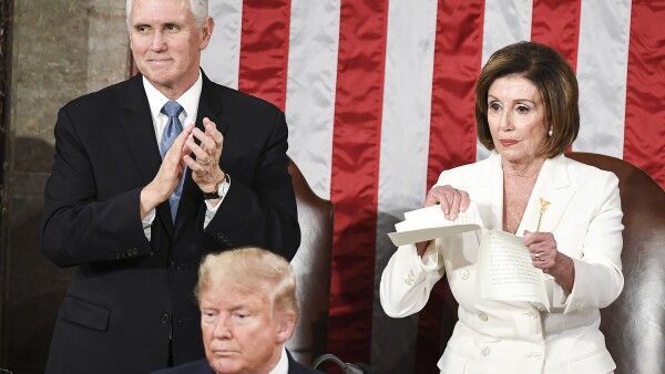US President Donald Trump delivers the State of the Union address