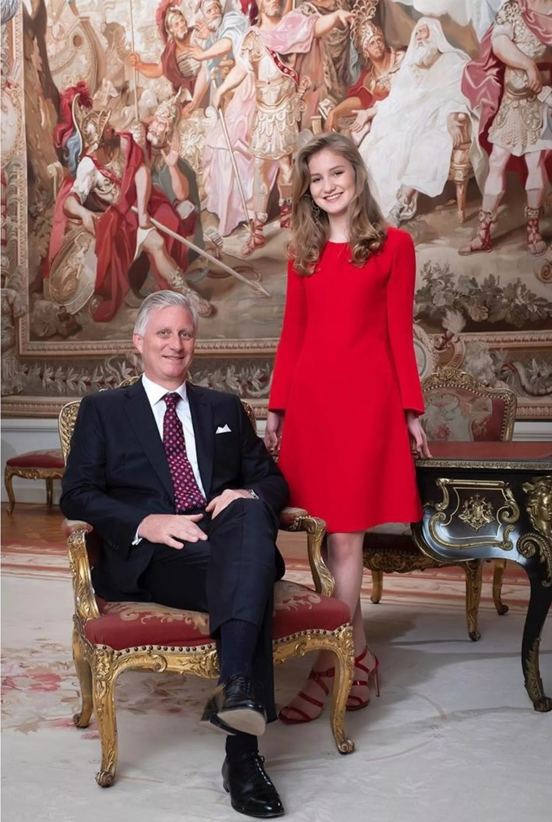 Elisabeth de Bélgica y el rey Felipe I