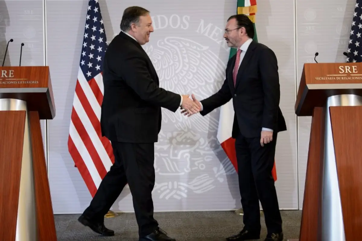 Mike Pompeo y Luis Videgaray