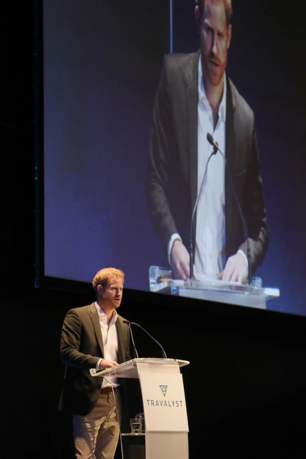 Prince Harry, Duke of Sussex Attends The Travelyst Sustainable Tourism Summit