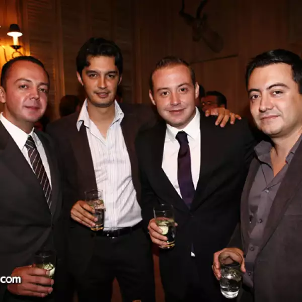 Roberto Enriquez, Federico Orozco, Antonio Otero y Yamil Dagda