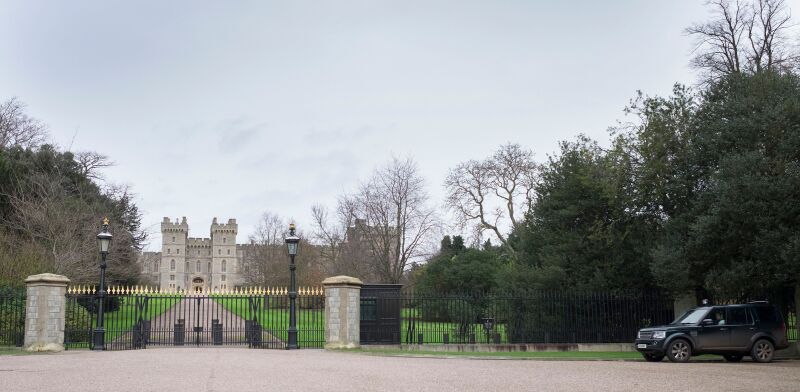 Increased security around Frogmore Cottage, Windsor, UK - 10 Dec 2018