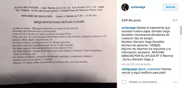 Esta publicación ha circulado en redes sociales a través de las cuentas de los amigos de Marimar y Zuria.