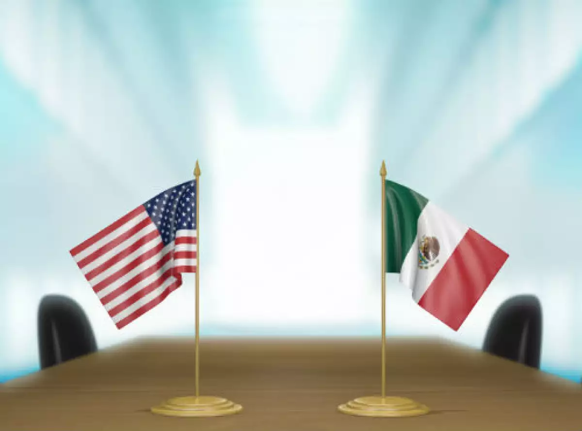 mesa de negociaciones M�xico y Estados Unidos