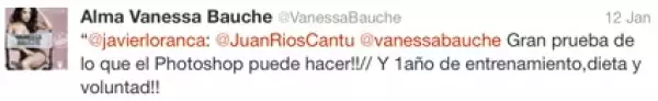 Vanessa respondió ante las críticas del Photoshop.
