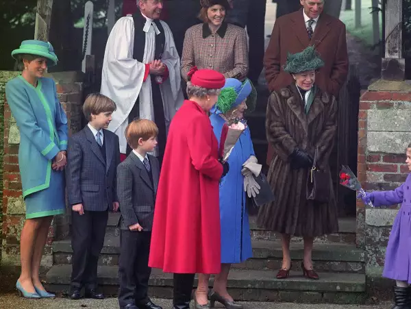 Diana Spencer en 1991 en Sandringham