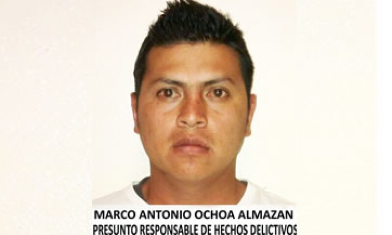 Ochoa Almazán fue detenido en las calles de la colonia El Mirador, en la delegación Tlalpan. (Foto: Cortesía PGJDF )