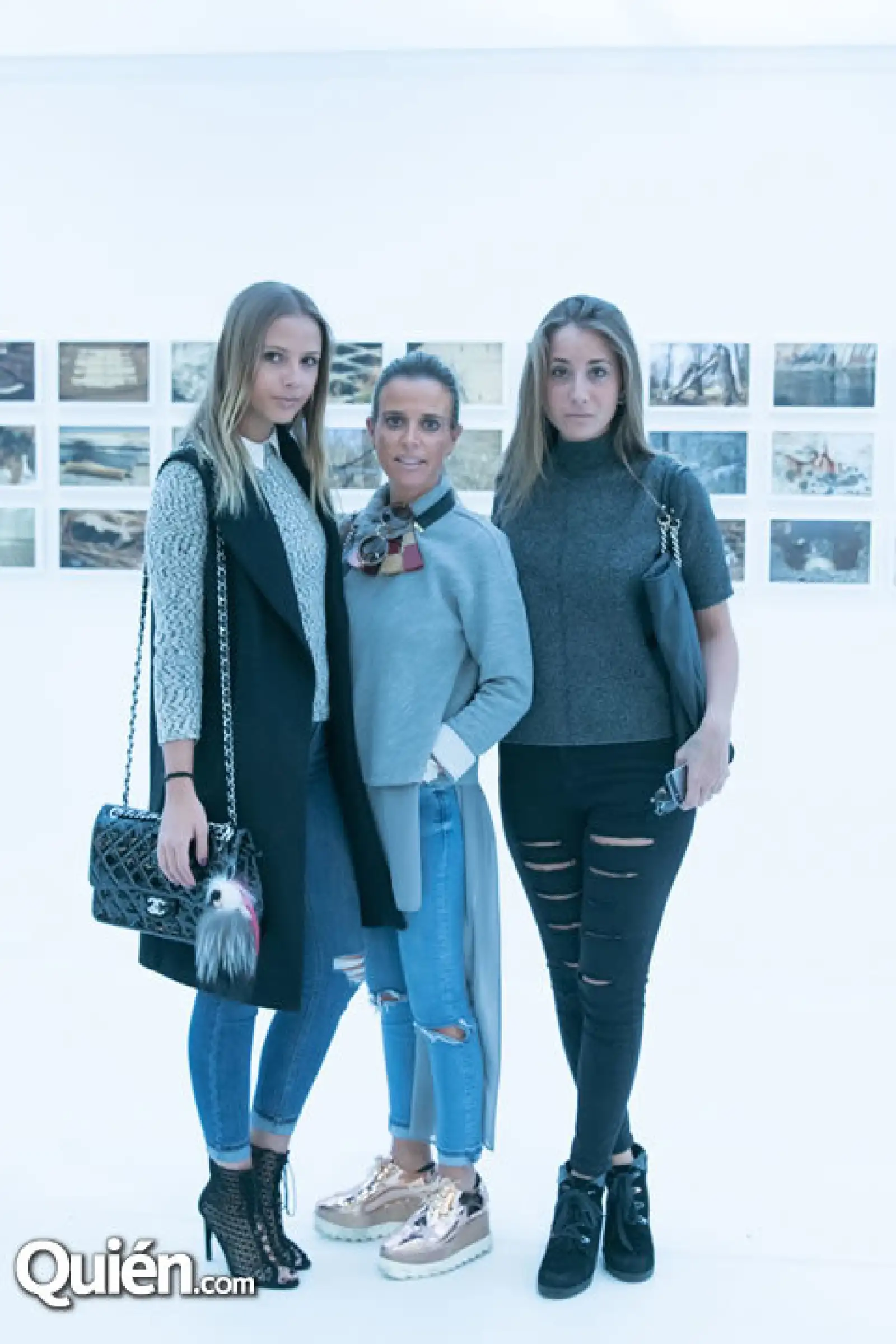 Lourdes Sámano, Fátima Seco y Carla Álvarez