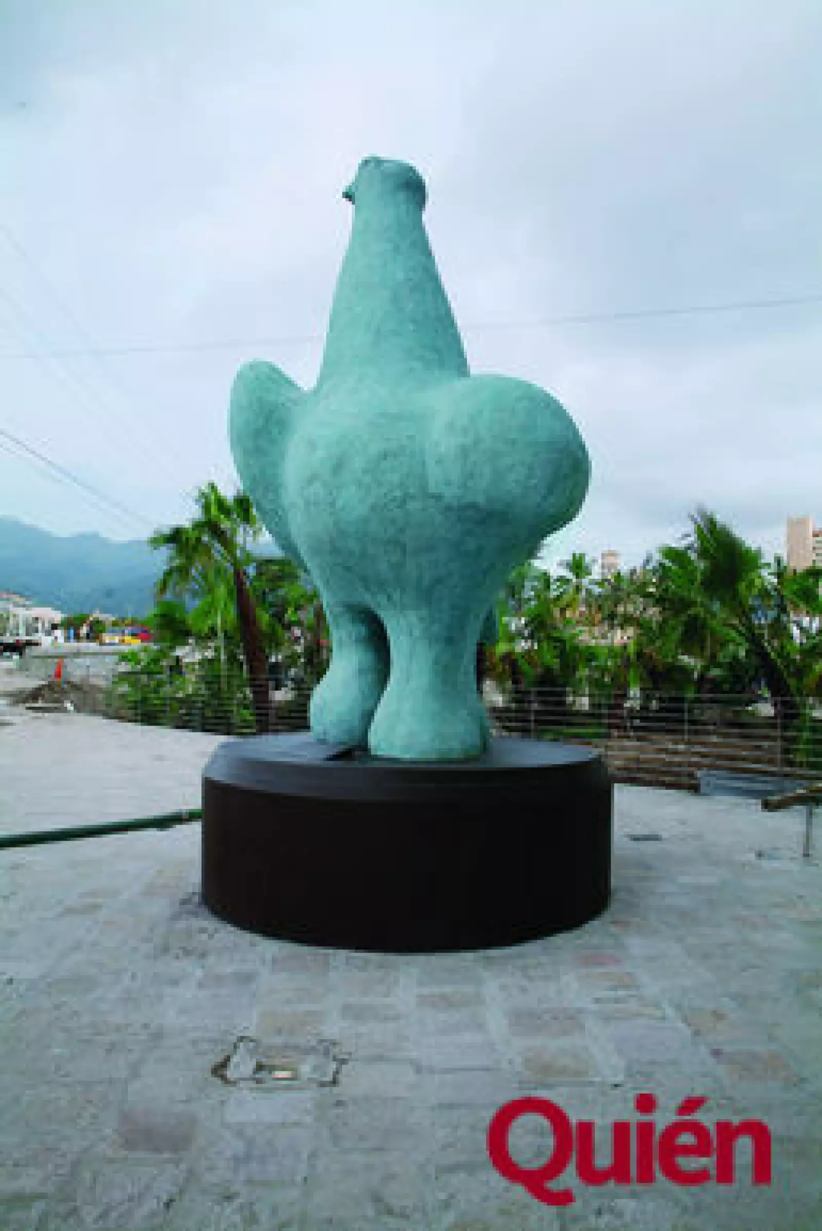 Obra de arte. Escultura La Paloma. De Juan Soriano