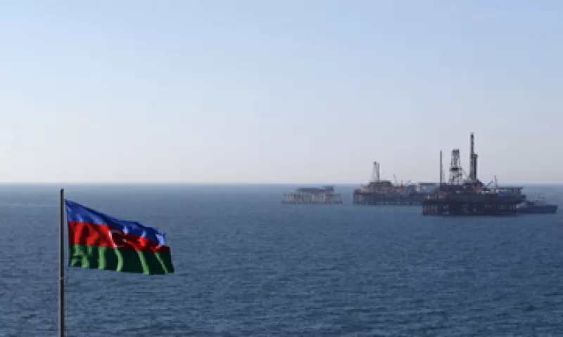 Plataformas petroleras azerbayanas. (Foto: Reuters )