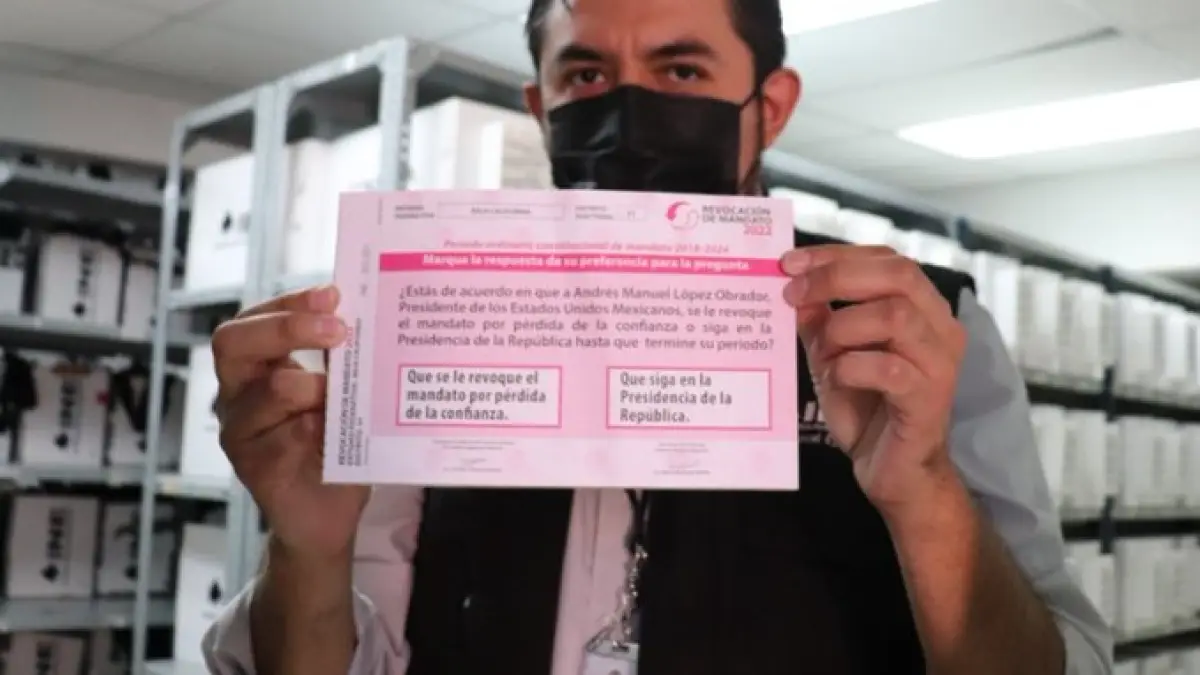 Los datos de las casillas para la revocación estarán a cargo del INE.