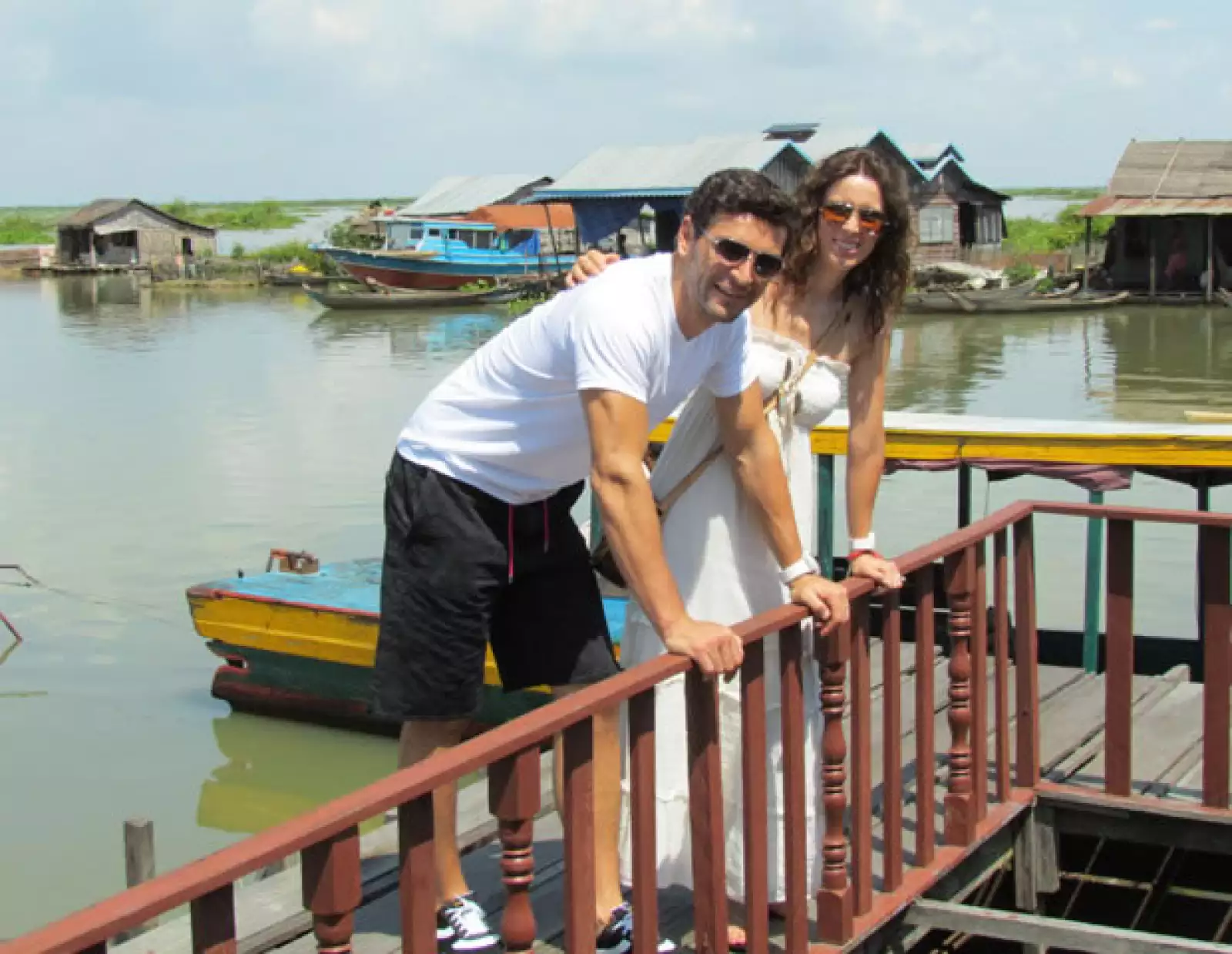 Uno de ellos fue un pueblo flotante cerca de Siem Reap en Camboya.