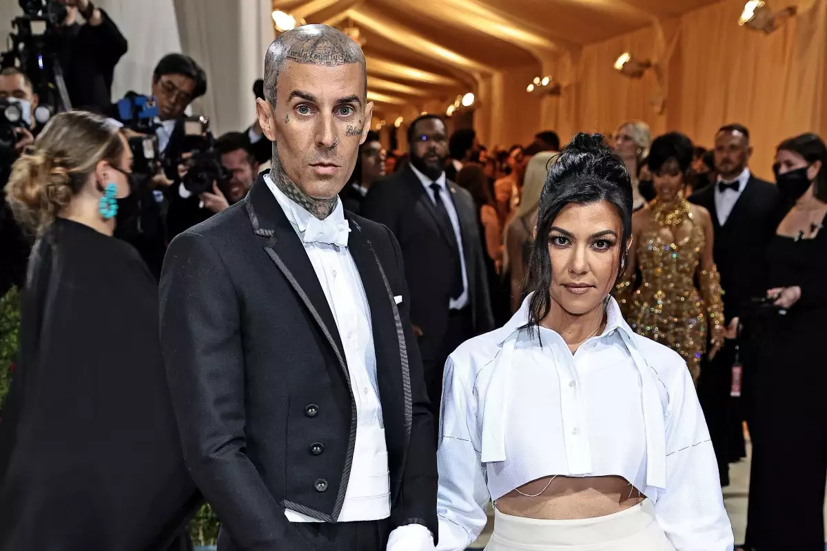 Travis Barker y Kourtney Kardashian 