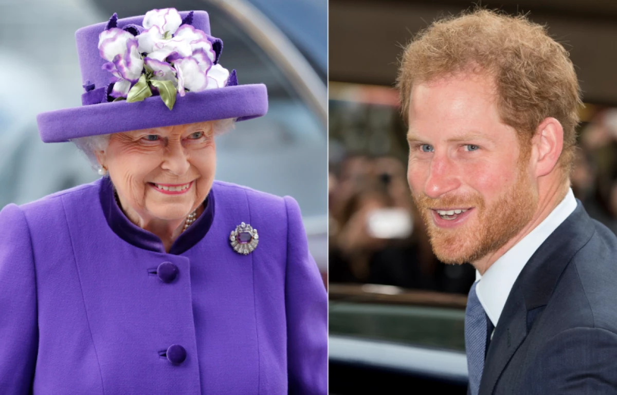 Isabel II y Harry