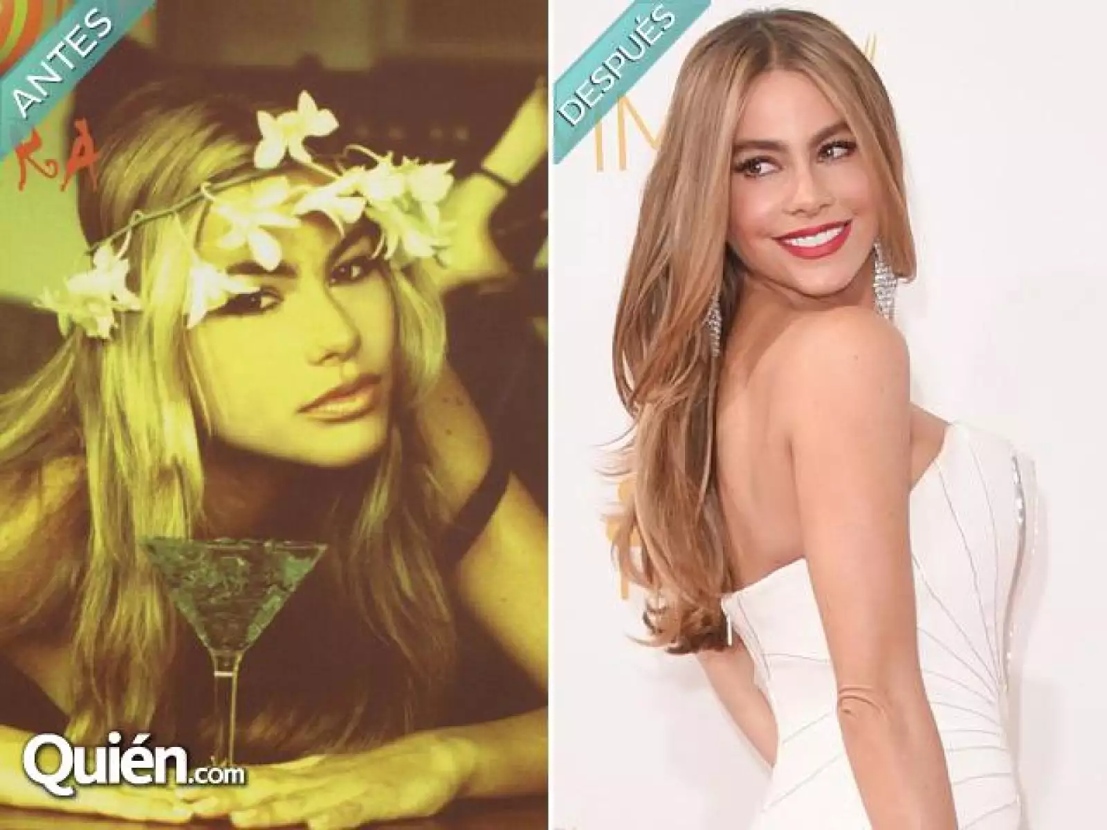 Sofi?a Vergara. La colombiana trabajó en México como modelo antes de llegar a Estados Unidos, en donde su belleza latina le ha conferido protagónicos como el de `Modern Family´.