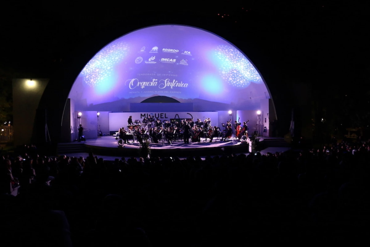 La Orquesta Sinfónica Infantil y Juvenil de Playa del Carmen