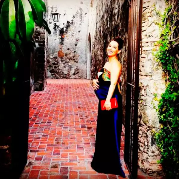 El embarazo nunca fue un obstáculo para que la conductora luciera radiante.