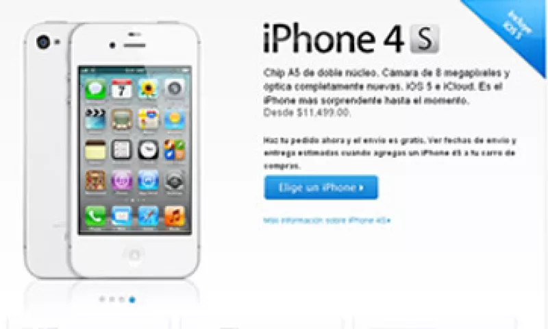 Iusacell, Telcel y Movistar ofrecerán planes para activar el teléfono inteligente, que llegará el 28 de octubre. (Foto: Especial)