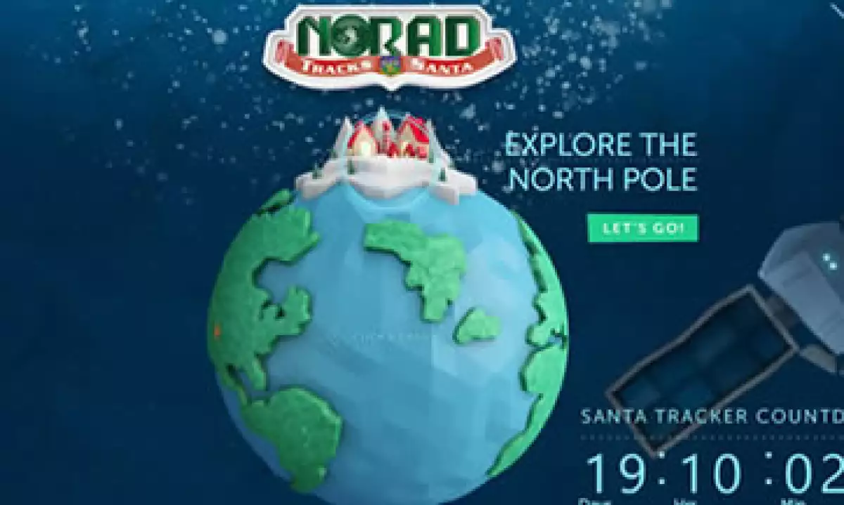 Sigue la pista de tus regalos a través de Internet. (Foto: Tomada del sitio NORADSanta.org)
