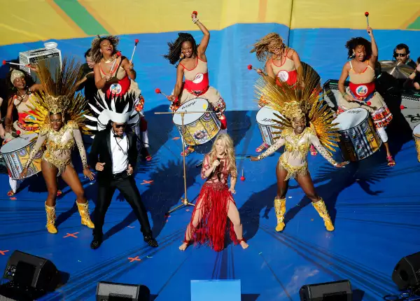 Shakira en la inauguración del Mundial de Futbol de Brasil 2014