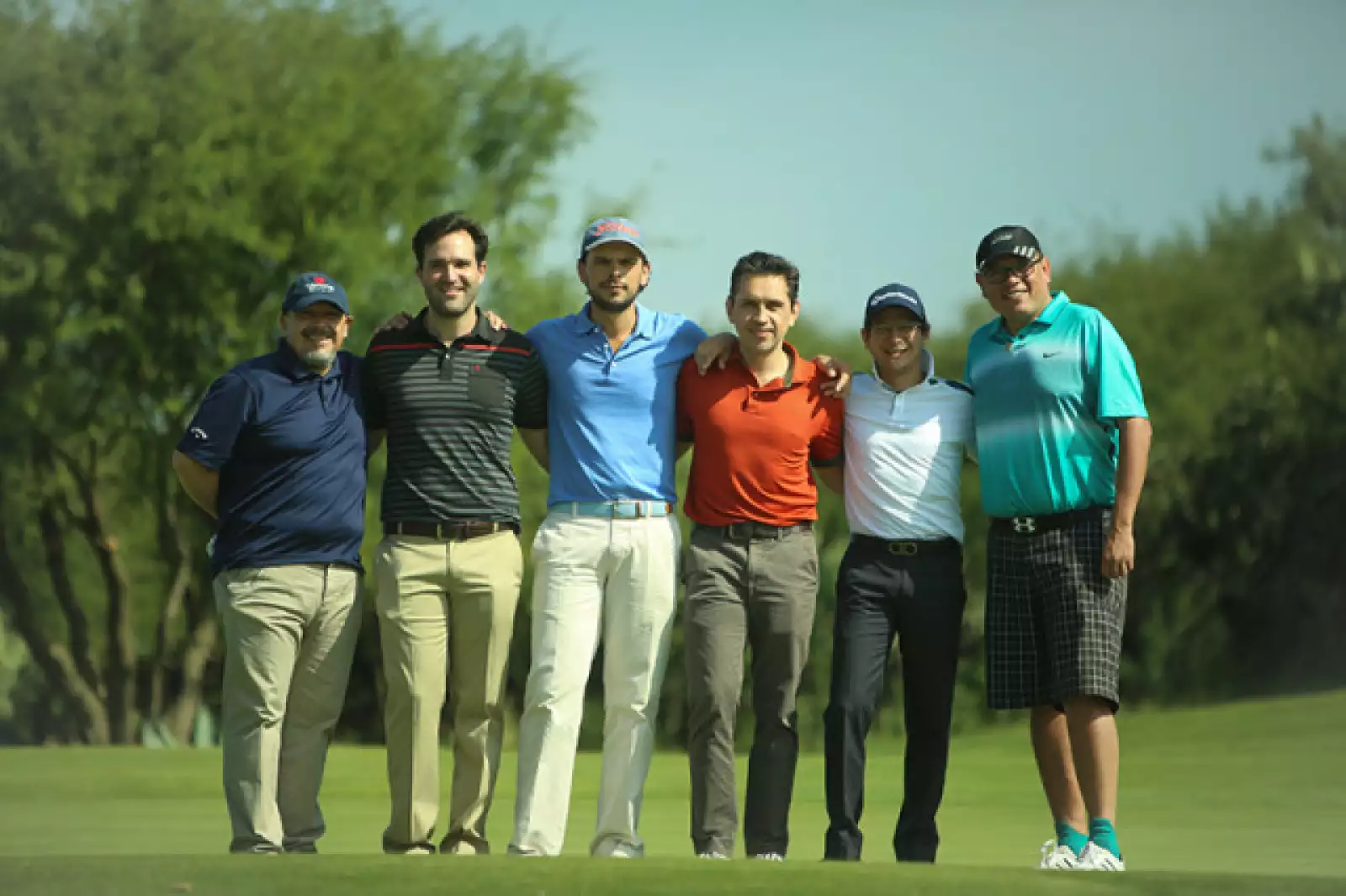 Víctor Castellanos, Hugo Salinas, Juan Pablo Piña, Óscar Villareal, Edgar Farah y Eduardo Hinojosa