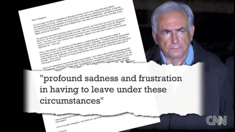 Strauss-Kahn - carta