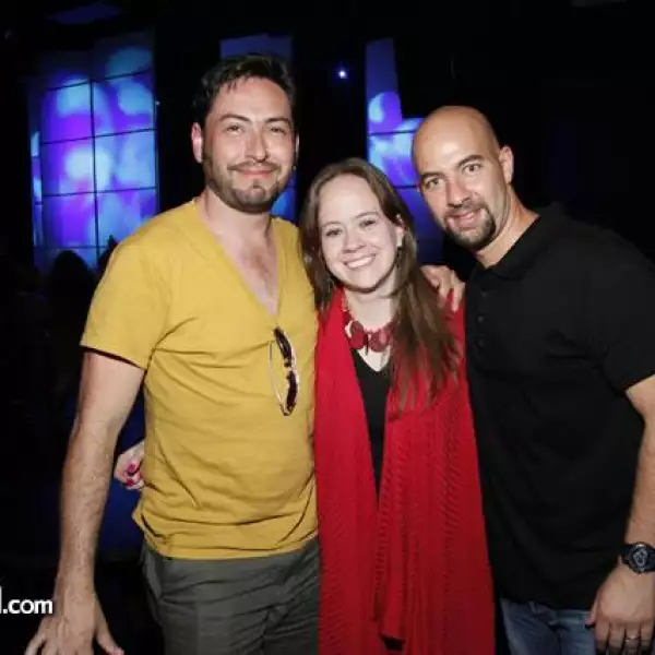 David Lynn,Alejandra Ballina y Mike Contreras