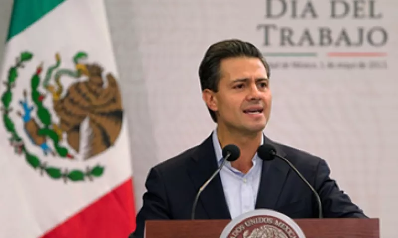 El presidente Enrique Peña Nieto ofreció un mensaje con motivo del Día del Trabajo. (Foto: Cortesía Presidencia de la República)