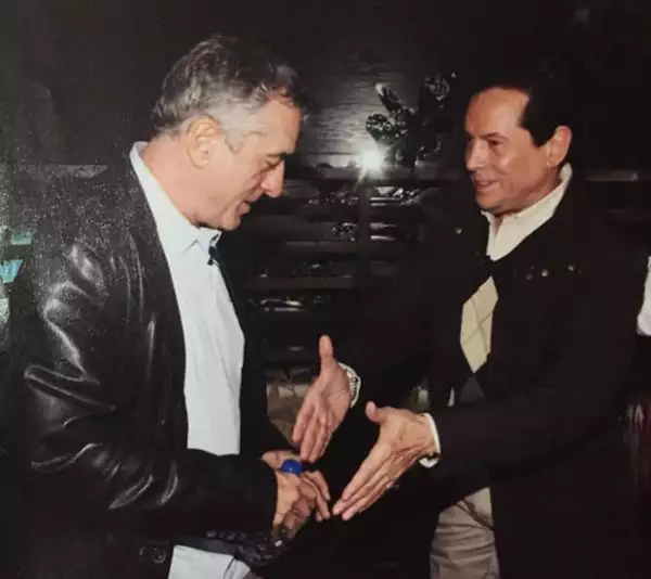 Robert De Niro en otra foto que compartió Juan José Origel.
