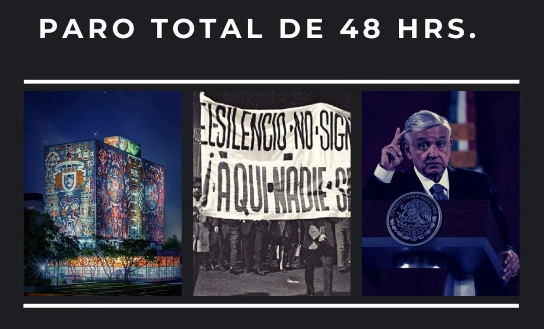 paro unam amlo