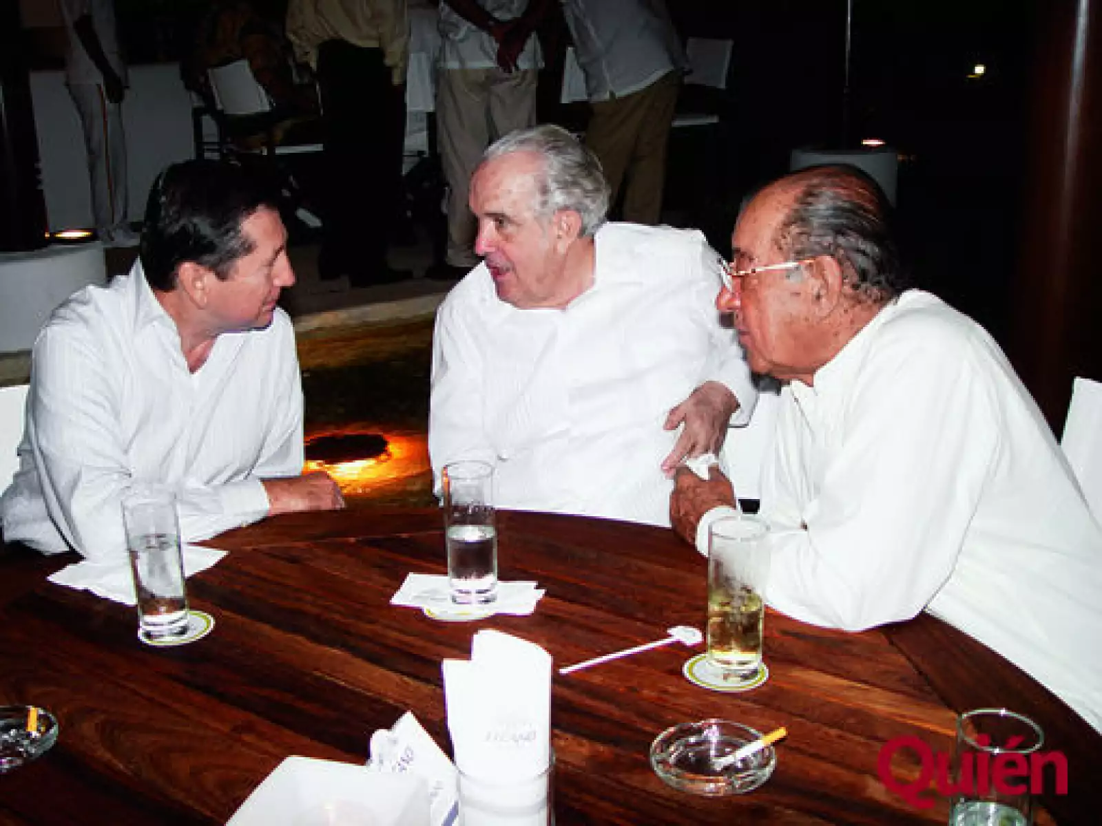 Zeferino Torreblanca Galindo Gobernador del Estado de Guerrero, Francisco Sevilla Papá de Santiago Sevilla, Dueño del hotel El Cano, Jorge Rivera