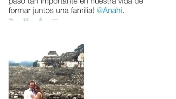 El gobernador de Chiapas también tiene su lado meloso al mostrarse en su perfil de Twitter agradecido por compartir la vida con su futura esposa, Anahí.