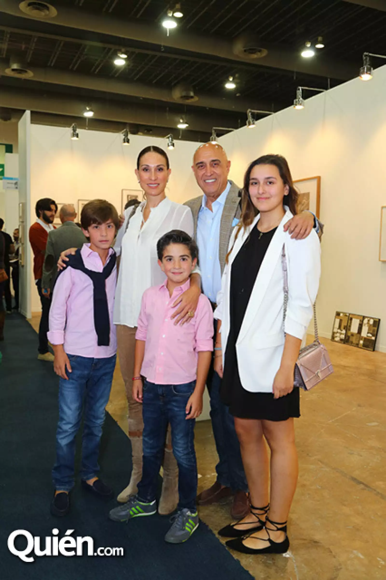 Roberta López Negrete,Pedro Torres,Emilia Torres y los pequeños Patricio y Diego Ordorica