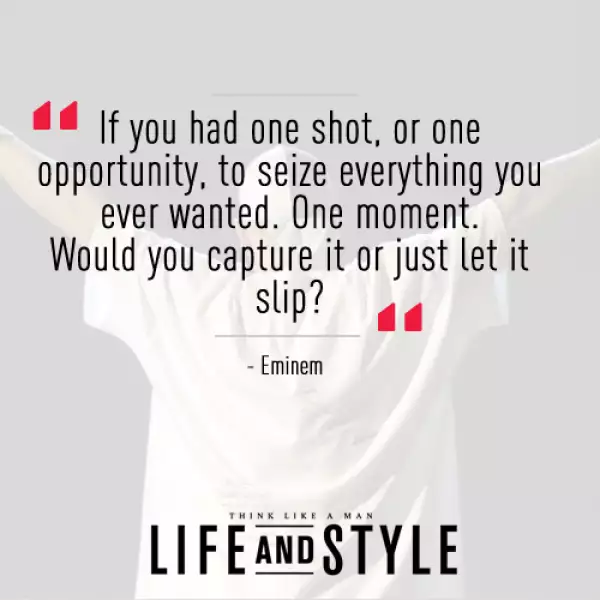 En las palabras de Eminem (Getty Images)