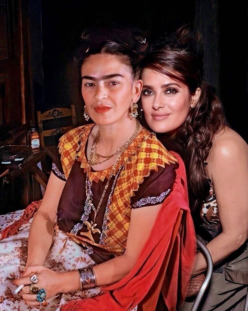 Salma HayeSalma Hayek le rindió un homenaje a la pintora mexicana, Frida Kahlo, k