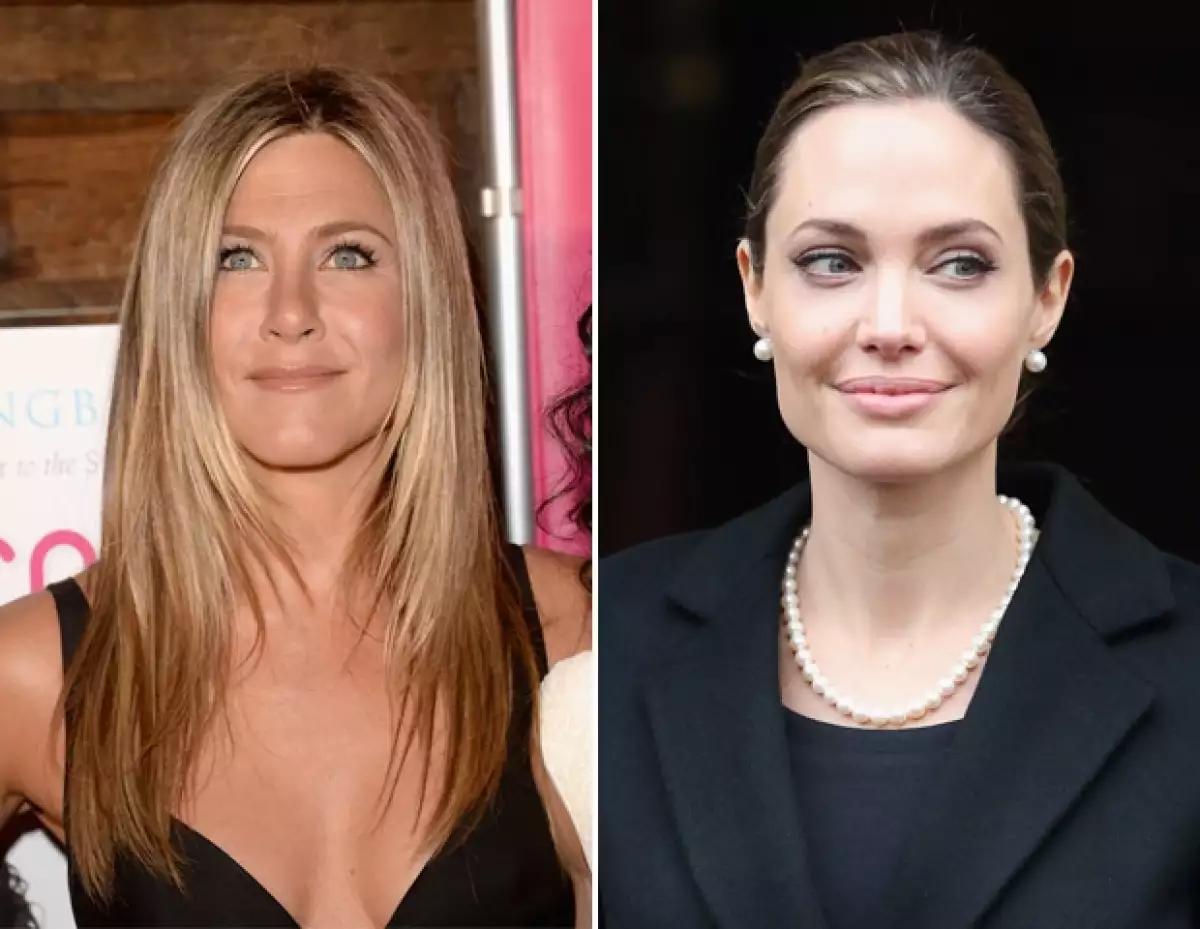 La actriz de "Friends" quedó consternada cuando se enteró de la doble mastectomía a la que se sometió Angelina por lo que quiere limar asperezas.