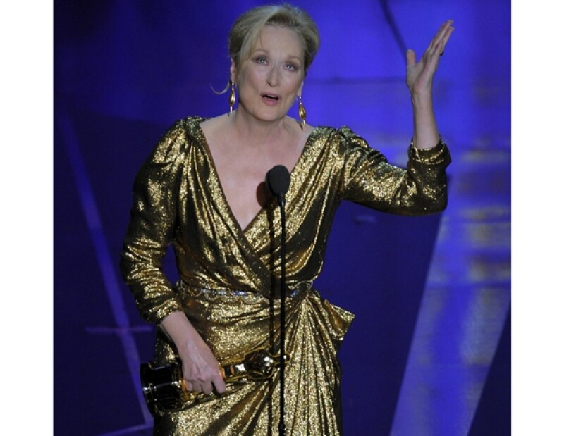 Meryl Streep recibió su tercer Oscar en su carrera.