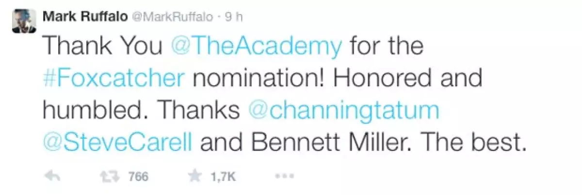 Mark agradeció tanto a la Academia como a sus seguidores por el apoyo y oportunidad.