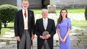 Spanish Royals Deliver "Miguel De Cervantes" Literature Award To Gonzalo Celorio