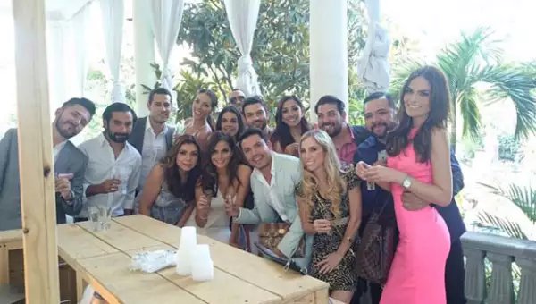 La conductora y el ex futbolista eligieron el fin de semana en honor a las madres para bautizar a su bebé de 6 meses de edad.