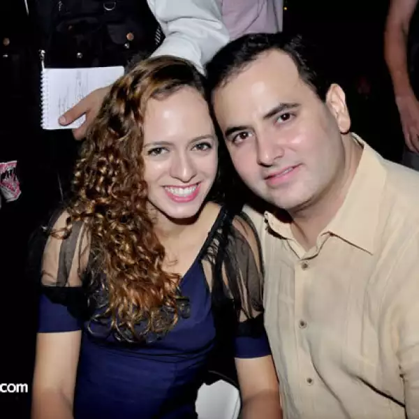 Gaby Rodríguez de Celaya y Roque Celaya