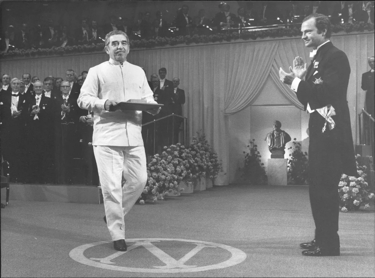 Gabriel Garcia Marquez receives the Nobel Prize, Stockholm, Sweden - 10 Dec 1982